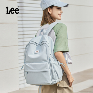 Lee新款 森系大容量旅行包 雙肩包女背包高中學生初中上課書包時尚