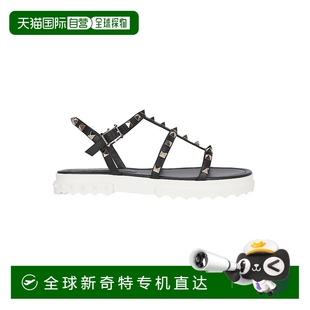 黑色鉚釘Garavani涼鞋 香港直郵Valentino TW2S0V0 99新未使用