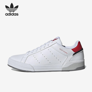 Tourino男女輕便板鞋 三葉草Court GZ0815 阿迪達斯官方正品 Adidas