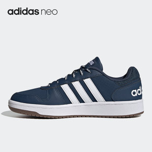 阿迪達斯官方正品 男女低幫輕便板鞋 neo 2.0 FY8631 HOOPS Adidas