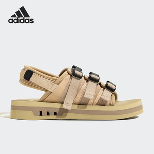 阿迪達斯官方正品 拖鞋 新款 運動涼鞋 IG7956 三葉草男子夏季 Adidas