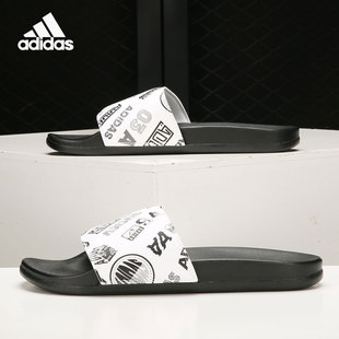 阿迪達斯正品 男子輕便一字運動涼拖鞋 當季 時尚 FZ1751 新款 Adidas