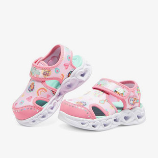 包頭透氣小童運(yùn)動(dòng)休閑舒適沙灘涼鞋 夏季 斯凱奇正品 Skechers