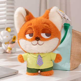 迪士尼正版 瘋狂動物城尼克狐貍朱迪兔子公仔玩偶毛絨玩具娃娃禮物