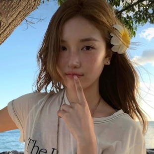 甜美雞蛋花發夾2025海邊度假拍照花朵發卡劉海側邊夾頭花頭飾發飾