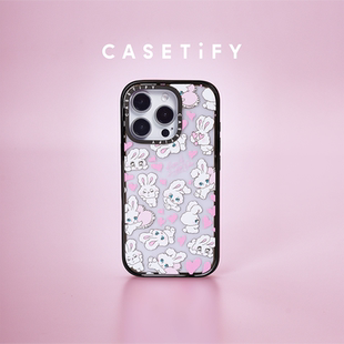愛心小兔foxy 15ProMax 適用于華為Mate60pro 16Pro 14ProMax手機殼 iPhone16ProMax CASETiFY