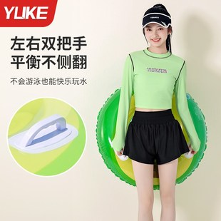 游泳圈兒童加厚成人救生圈防側翻男童女童游泳裝 備卡通充氣腋下圈
