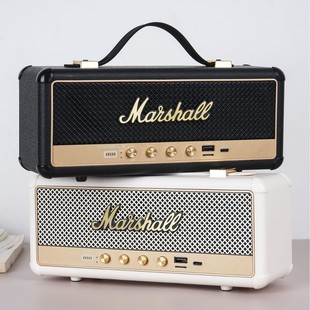 外貿新款 手提戶外復古音響家用桌面低音炮 M30無線藍牙音箱便攜式