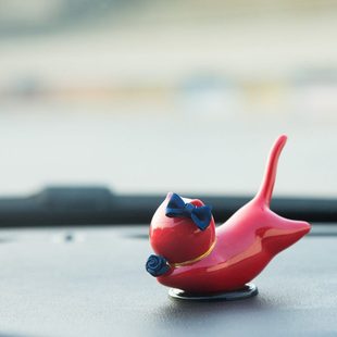 卡通貓網紅汽車內裝 飾品擺件車載陶瓷車上用品大全創(chuàng)意高檔女神款