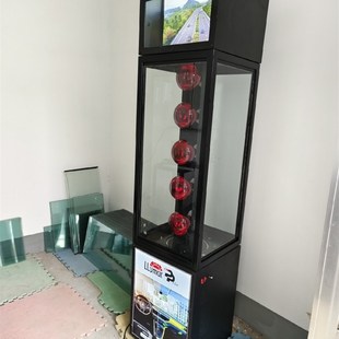 太陽膜測試展柜高清四面旋轉紫外線測試隔熱膜測試展架汽車太陽膜