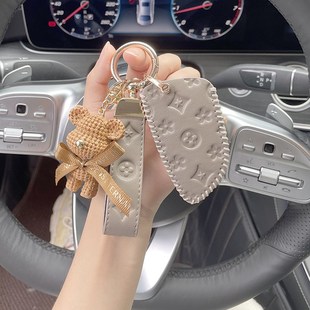 適用寶馬5系鑰匙套528 X13456車3系高檔325系汽車殼扣包女 530li