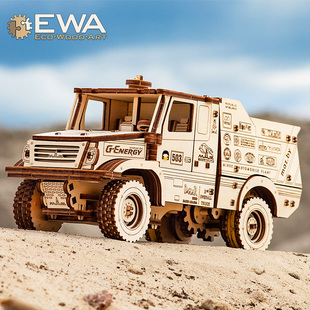 EWA越野MAZ 玩具成人禮物生日禮物 6440RR拉力賽卡車模型手工拼裝