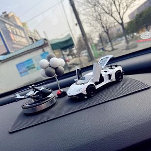 車載香水汽車香薰車內除異味持久香氛淡香太陽能直升飛機擺件裝 飾