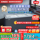 星星商用超市組合展示柜大容量臥式 冰柜島柜高端島柜冰淇淋凍品柜