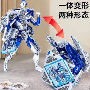 仿真魔方變形機(jī)器人超人變身機(jī)甲金剛模型帶音效兒童益智玩具男孩