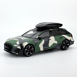 迷彩 成品收藏 汽車模型 限量 樹脂 奧迪RS6 Spirit