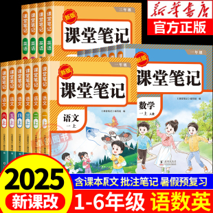 青島版 2025新版 北師大版 一二三年級上冊四年五六年級語文數學英語課本書全套教材講解七彩隨堂同步預習蘇教版 六三制 課堂筆記人教版