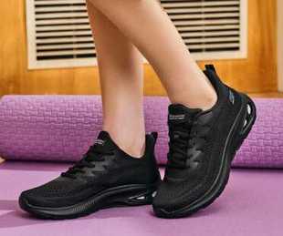 117441 氣墊舒適輕便休閑鞋 skechers斯凱奇柔軟舒適女鞋 運(yùn)動(dòng)鞋