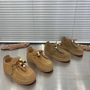 懶人樂福鞋 春秋磨砂真皮單鞋 軟底勃肯鞋 休閑鞋 女派 2025新款 豆豆鞋