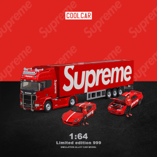 CoolCar1 GTR32斯堪尼亞貨柜Supreme仿真合金汽車模型 64尼桑400Z