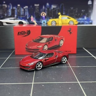 法拉利 296 BBR Ferrari GTB紅色合金汽車模型 李先生