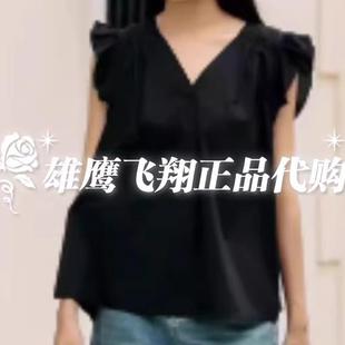 無袖 曼婭奴專柜2024夏裝 修身 時尚 背心上衣MO22AA023 新款