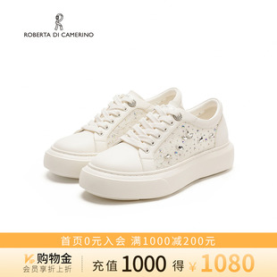 休閑厚底百搭小白鞋 輕便舒適單鞋 RCM255903 新款 諾貝達2025夏季