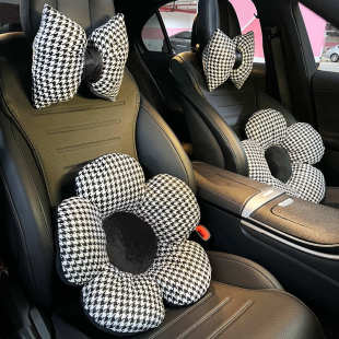 汽車腰靠腰墊護(hù)腰創(chuàng)意可愛卡通頭枕辦公室靠枕車內(nèi)司機(jī)靠背墊枕頭