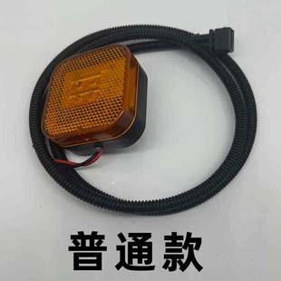 LED迪朗奇F3000擋泥板邊燈X3000新M3000七彩擋泥瓦小燈陜汽貨車配