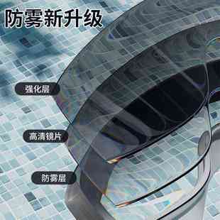 泳鏡防水防霧高清游泳眼鏡男女士近視度數專業潛水大框鏡泳帽套裝