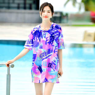 保守遮肚顯瘦三件套防曬泡溫泉泳裝 泳衣女分體裙式 性感2025新款