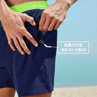 男士 海邊度假沖浪褲 泳褲 溫泉泳褲 防尷尬冰絲速干沙灘褲 2025新c款