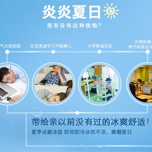冰墊坐墊水墊夏季 k椅子水袋學生降溫冰墊夏天N透氣冰涼汽車涼墊寵