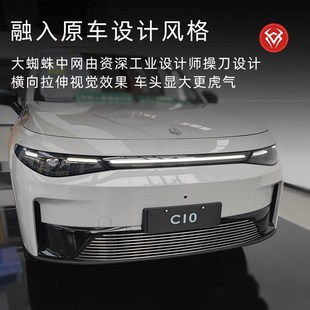 飾防蟲網汽車用品配件 件專用裝 2024款 零跑C10前臉杠中網外觀改裝
