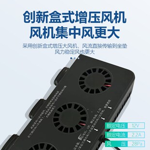 汽車通風坐墊夏季 吹空調風轎車駕駛座椅座 涼墊q冰絲透氣貨車改裝
