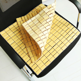 麻將涼席夏天坐墊透氣辦公室椅子夏季 汽車座墊學生凳子椅墊竹涼墊