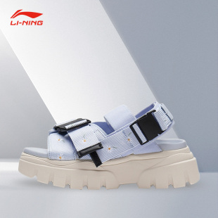潮流透氣戶外休閑運動涼鞋 Hiker女子時尚 AZGS016 李寧正品 Lining