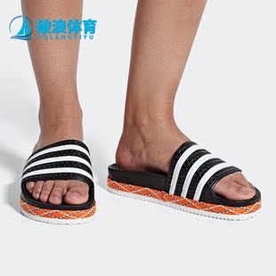 輕便沙灘拖鞋 三葉草休閑男女時尚 AQ1124 阿迪達斯正品 Adidas