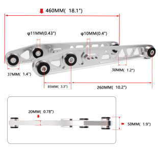 配件適用于本田思域96 95EG 擺臂92 搖臂控制臂M1M 汽車(chē)改裝