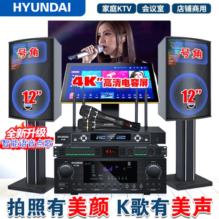 家庭KTV音響套裝 電視K歌全套音箱 卡拉OK重低音炮家用點歌機套裝