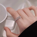 925純銀銅錢算盤戒指小眾設計高級感食指戒女款 素圈指環(huán)