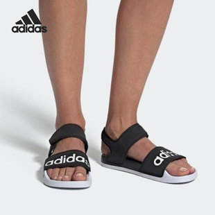 Sandal男女運動休閑沙灘涼鞋 Adilette G28695 阿迪達斯正品 Adidas