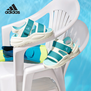 大童簡約魔術貼休閑沙灘涼鞋 新款 ID7912 阿迪達斯正品 Adidas