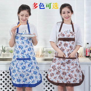 韓版 罩衣可愛日系圍腰透氣 圍裙家用廚房防污防油做飯工作服女時尚