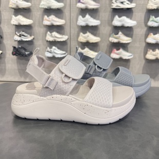 沙灘鞋 輕便舒適魔術貼厚底涼鞋 141510 女款 Skechers斯凱奇夏季