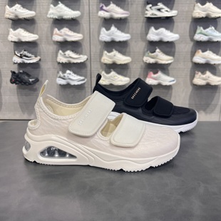 177406 涼鞋 Skechers斯凱奇女士夏季 透氣休閑通勤一腳蹬慢跑鞋