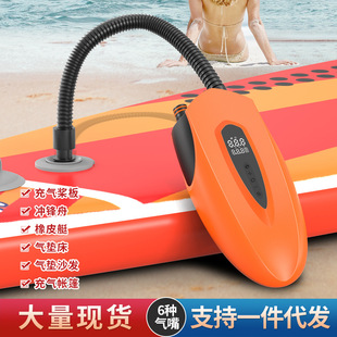 車載帳篷充氣泵皮劃艇充氣床墊SUP槳板無線戶外便攜電動打氣泵