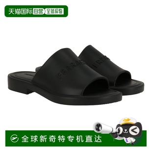 Salvatore 美國(guó)奧萊 Ferragamo女式 黑色 直發(fā) 黑色涼鞋 自營(yíng)