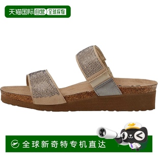 Naot 米色 Bianca米色 鏡面皮革214087女式 美國 銀色鉚釘 自營