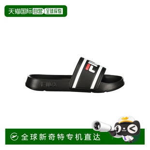 美國奧萊 黑色 直發斐樂 涼鞋 自營Fila聚乙烯女式